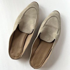 EVERLANE Women's Cream Tan Neutral Slip-On Mule Shoes Size 8